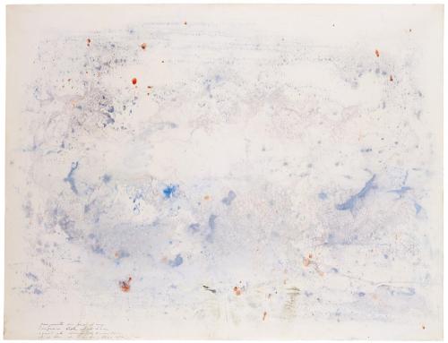 nobrashfestivity:Yves Klein, Impression of the Bottom of an Empty Bathtub which Water had been Colored by Vermillon and Prussian Blue (COS 2), 1960    Dry pigment and synthetic resin on paper20 x 25 ½ inch© The Estate of Yves Klein c/o ADAGP, Paris