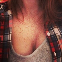 #freckles #gingerlove #ginger #cleavage #yummy  #major #coverage