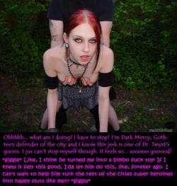 brainstobimbos:  Dark Mercy   Show it Again SaturdayCheck out my Bimbofication stories on Kindle:Bimbo Law 1Bimbo Law 2Gift for the Glory GirlsUltimate Bimbo Challenge: Contestant 1 Coven Converted 