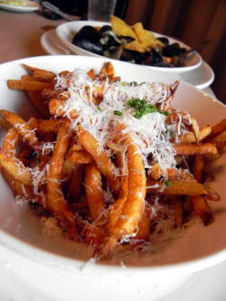 Nolafoodporn:  Hand-Cut French Fries With Garlic Butter &Amp;Amp; Parmesan Reggiano