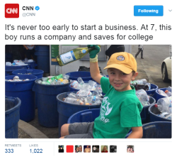 the-angry-alien:  dantesinfernape:  destinyrush: Did CNN just endorse child labor? 🤔 late stage capitalism  Time to start over