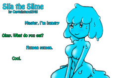 A comic I made with an original character, Silia the Slimegirl. This is the first NSFW thing I really spent a long time on.