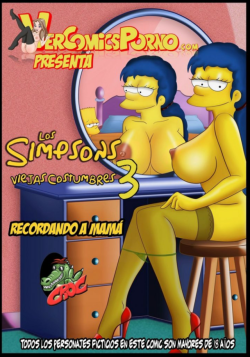 hentai-doujinshi-art:  Simpsons doujinshi, Old habits 3: Remembering mama  part 1/3  ALL CHARACTER IN THIS COMIC ARE OVER  18