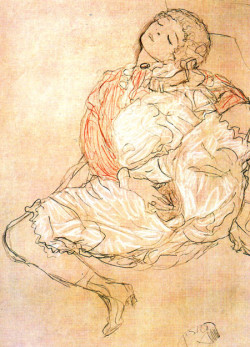 valesitapotato:  Gustav Klimt “Masturbación”