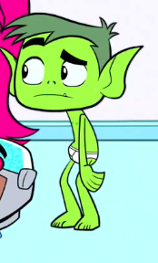 From the Teen Titans Go episode Laundry Day where Beast Boy spends a good part of in his underwear.