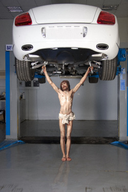 Jesus saves on your car repair bill.