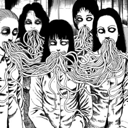 strangemonochromes:  Itou Junji Kyoufu Manga Collection (”The Conversation Room”) // Junji Ito   
