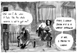 Mulodyne:  Nineprotons:  Bycrom:  By Crom! Is My Joke-A-Panel Autobiographical Comic