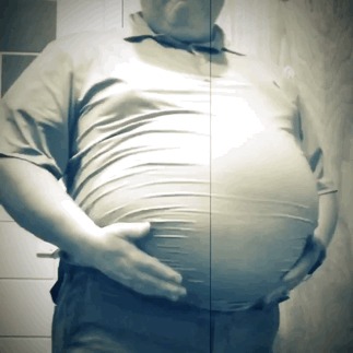 chasinhischub:  Tummy Tuesday: Slomo Belly jiggles