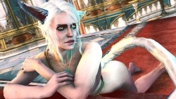 I will admit it looks adorable as hell, and best on Ciri because of her white hair, but i still cant see myself do this a lot. Unless thereâ€™s some cravings for nekomimiâ€™s. However atm i wouldnt know what content to make with this.