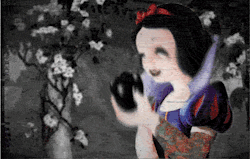 snow white my dear, bite into this apple, and all your dreams