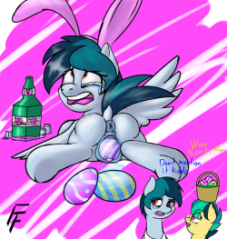 frecklesfanatic: HAPPY EASTER. Little late but hey no reason to not celebrate Egg-day one or two days longer. And thanks to @shinonsfw for creating these great OCs. Stay away from magic booze kids.  no wonder why apogee has a thing for eggs too