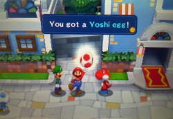 7u7:  I offered this yoshi a piece of fruit and it gave me its unborn child 
