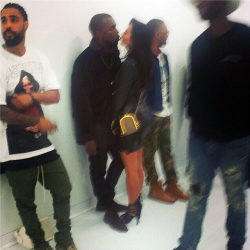 kimkanyekimye:  Kim &amp; Kanye at the ‘Yeezus’ Pop-up store in Melbourne 9/9/14 