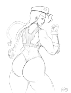 pottedplantsmut:  Cammy White. y’all look need too warship the Booty…it could save lives one day. Maybe i’ll do more than just doodles of it. 