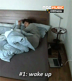 rurouneko: Donghae illustrates what a fangirl does first thing in the morning