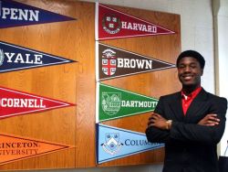 rcmclachlan:  I didn’t see this on my dash at all yesterday or the day before, which made me sad, so I’m posting about it now. That handsome young man right there? That’s Kwasi Enin, a high school student who was accepted to all eight Ivy League