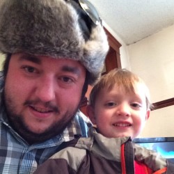 My nephew Connor and I.
