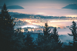 expressions-of-nature:  by Ekaterina Aristova “Dreaming City” West Vancouver, BC 