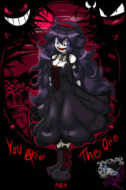 darkmirrormo23: Heres the Creepy Gothic Ghost girl from Pokemon XY Hex Maniac!  Gothtober 2017 _______________________________________ Ask if Commissions are Open and Feel free to add and/or ask us questions and Support us on Patreon and Receive Awesome