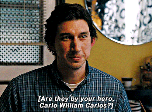 tvandfilm:So why don’t you recite me something? Just a few little lines, maybe from the love poem. — Well, I can give you a few lines I didn’t write.   PATERSON 2016 | dir. Jim Jarmusch 