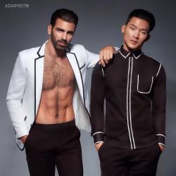 topmodelcentral:  Nyle DiMarco and Justin Kim for Adamist  ~ America (22) ~ by Tony Veloz 