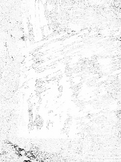 Knotiiii:  White Black Minimalist Digital Abstract Glitch Art Picture 