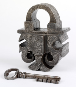 Padlock and Key, Germany, 1580’s