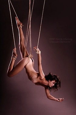 I want to be tied up like this so badly…