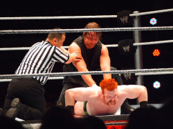 jennifersteele:  deanismyunitedstateschampion:  Dean Ambrose And Sheamus In Tokyo Japan  So many dirty thoughts…   Dean&rsquo;s moveset is so sexual at times! *.*