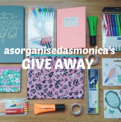 asorganisedasmonica:  Hey you guys! I’ve been planning this give away for a while now, I wanted to wait a bit longer but I’m just way too excited about this! Seeing that my blog also motivates other people gives me such positive vibes and this is