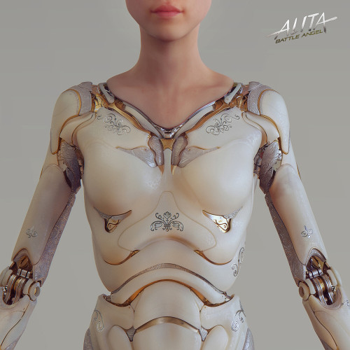 rhubarbes:  Alita: Battle Angel - “Doll” Body design by Vitaly BulgarovMore on RHB_RBS