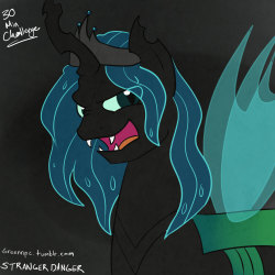 30 minute challenge, Queen Chrysalis.  I made IT a king. hur hurrr.