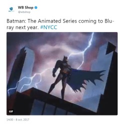airebeam:  batmananimated: Yes, I posted it twice because the news is worth it. This is incredible!! Oh thank you, Warner Brothers!  Thank you, thank you, thank you, thank you!!! :D   