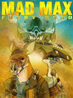 uncalar:  Cartoon time: Mad Max: Furry Road. Because someone had to.  