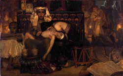 colourthysoul:  Sir Lawrence Alma-Tadema - Death of the Pharaoh’s Firstborn Son (ca. 1872) 