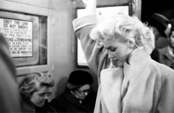 sailingaugust:  “I’ll never forget the day Marilyn and I were walking around New York City, just having a stroll on a nice day. She loved New York because no one bothered her there like they did in Hollywood, she could put on her plain-jane clothes