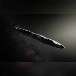 &lsquo;Oumuamua: Interstellar Asteroid #nasa #apod #illustration #oumuamua #interstellar #asteroid #interstellarasteroid  #orbit #milkyway #galaxy #universe #space #science #astronomy