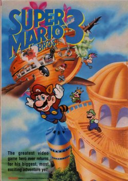 metalgearflexzone: 1990 ad for Super Mario Bros 3