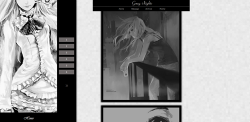 a&ndash;themes:  [THEME #17 - Gray Nights]      Preview ( static ) | Code      Features: 400/500 size posts Fading Images Grayscale Images with Color Hover Infinite Scrolling Big Sidebar Image ( with: 300px, height: 900px or more, this changes to screen