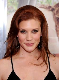 Katee Sackhoff as a redhead.  Never thought I&rsquo;d ever think of Starbuck in such a way&hellip;