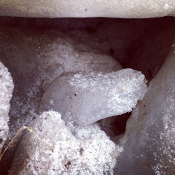 Ice cave. #winter #frozen #ice #cold #instaphoto