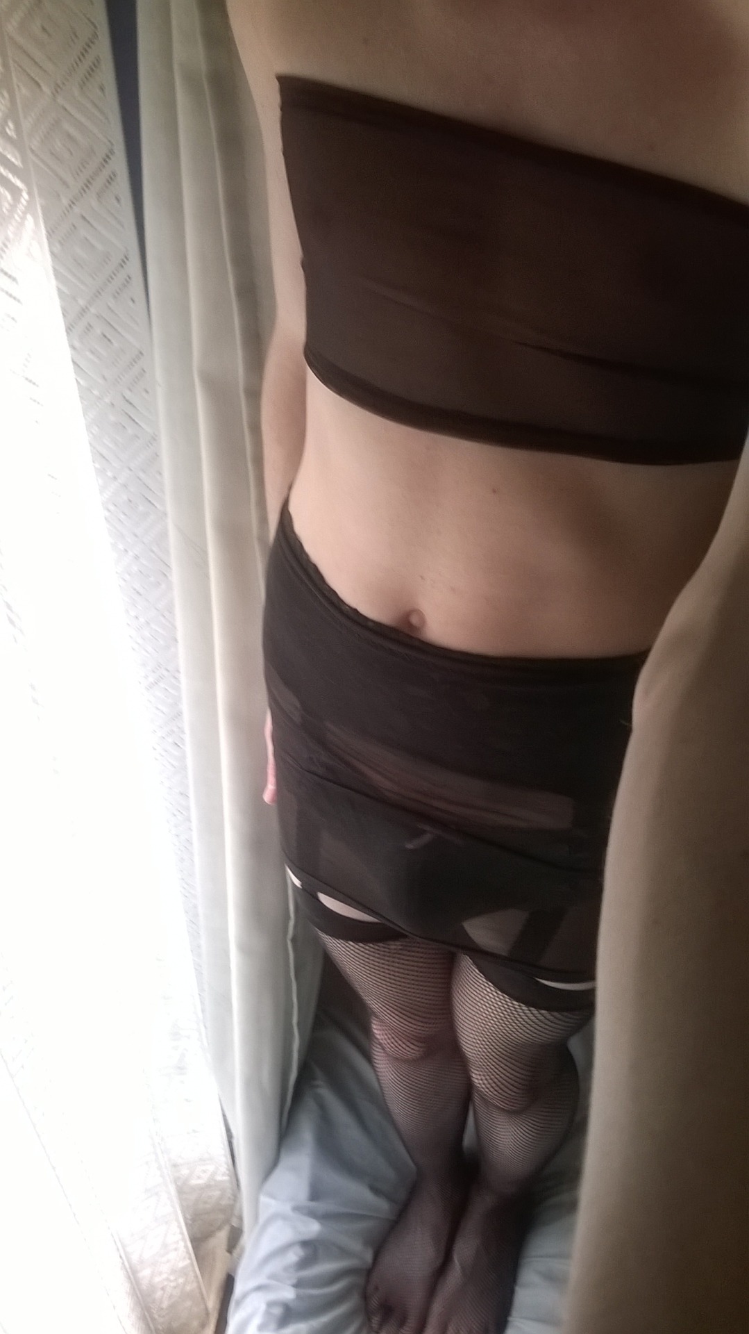 loosekid34:  lara-trap:  So my net skirt and top came today! Whoop whoop! Here’s