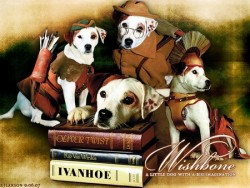 tigriswolf:  Oh my gosh, Wishbone.  I rewatched some recently and the kids are way more annoying than I remember them being, but I still love it.  