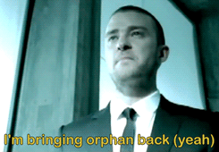 Glassesanddreads:  In Which Justin Timberlake Sings His Hit Song “Orphan Back” [X]