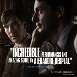 Theimitationgameofficial:   Alexandre Desplat’s Score For The Imitation Game Is