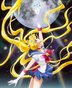 sailormoonscreencaps:  The new anime is called: Pretty Guardian Sailor Moon Crystal more information here The new art is so pretty T_T  When I saw this earlier, I nearly died. The art looks so gorgeous. 
