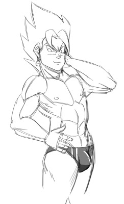 Time for some manservice!Surprisingly, I got a ton of requests for the guys in swimwear. (No Goku from what Iâ€™ve seen, though).More   Olympic theme DB art to come (probably).