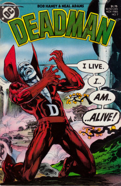 Deadman No. 7 (DC Comics, 1985). Cover art by Neal Adams.From Oxfam in Nottingham.