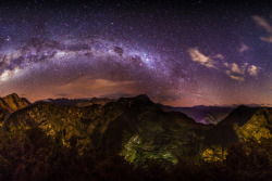 ewok-gia:  Milky Way Over Machu Picchu  i want a sky like that